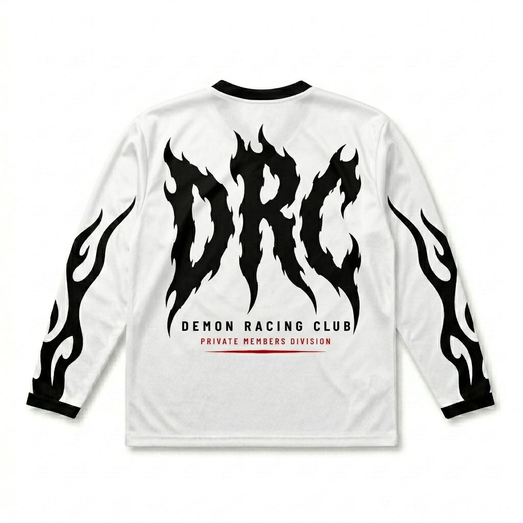 White Jersey Back